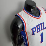 NBA Jersey Philadelphia 76ers HARDEN #1 Branca - Especial 75 Anos