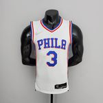 NBA Philadelphia IVERSON #3 White Jersey - Especial 75 Anos