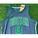 Boston Celtics Tatum 0 Nba Jersey Silk Jogador - Grafite