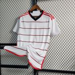 Camisa Flamengo Away 23/24 - Torcedor Masculino - Branca com Listras