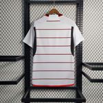 Camisa Flamengo Away 23/24 - Torcedor Masculino - Branca com Listras