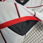 Camisa Flamengo Away 23/24 - Torcedor Masculino - Branca com Listras