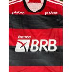 Flamengo Home 23-24 - Pedro 9 + Patrocínio - Torcedor Masculina