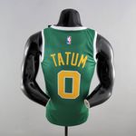 Boston Celtics Tatum #0 NBA Jersey - Silk Jogador - verde/amarelo