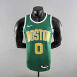 Boston Celtics Tatum #0 NBA Jersey - Silk Jogador - verde/amarelo