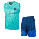 Conjunto Treino Olympique Marseille Regata + Short - Verde