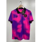 Camisa Paris Saint-germain Gola Polo rosa (ESCUDO PRETO)