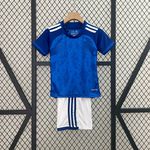 Conjunto Infantil Cruzeiro Home I 24/25- Azul/Branco