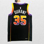 NBA Swingman Phoenix Suns 35 Durant - Statement Edition Preta