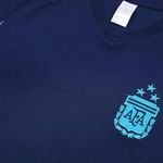 Conjunto De Treino Camisa + Short Argentina 23/24 - Masculino Azul Marinho