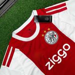 Camisa Ajax Home I 26/27 – Branca e Vermelha – Torcedor Masculina