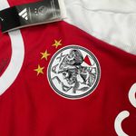 Camisa Ajax Home I 26/27 – Branca e Vermelha – Torcedor Masculina