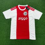 Camisa Ajax Home I 26/27 – Branca e Vermelha – Torcedor Masculina