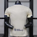 Camisa Barcelona 26/27 - Bege/Vermelho - Jogador Masculina