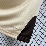 (SÍMBOLOS SILKADO) Camisa Flamengo Treino 2026 – Bege/Marrom - Torcedor Masculina