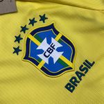 Camisa Seleção Brasil I Copa do Mundo 2026 - Amarelo - Masculina Torcedor