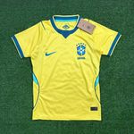 Camisa Brasil Home I - Copa do Mundo 2026 – Amarela – Feminina