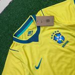 Camisa Brasil Home I - Copa do Mundo 2026 – Amarela – Feminina
