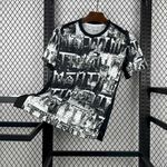 Camisa Corinthians Pré-Jogo 26/27 – Preta – Torcedor Masculina (PRETO E BRANCO)