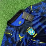 Conjunto Infantil Brasil Away II 26/27 – Azul – Jordan (SHORT AZUL)