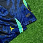 Conjunto Infantil Brasil Away II 26/27 – Azul – Jordan (SHORT AZUL)