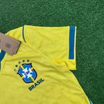 (jogador) Camisa Seleção Brasil I Copa Do Mundo 2026 - Amarelo - Masculina