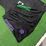 Conjunto Treino Regata + Short Bayern de Munique23/24 Preto/verde/roxo