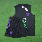 Conjunto Treino Regata + Short Bayern de Munique23/24 Preto/verde/roxo