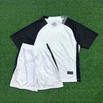 (MANCHADA) Conjunto Infantil Corinthians Home I 25/26 - Branco