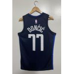 Nba Dallas Mavericks Silk (jogador) Doncic 77 Azul Marinho