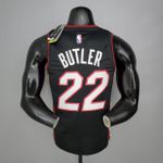 Nba Miami Heat Silk (jogador) Camisa Butler 22 Preto