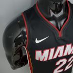 Nba Miami Heat Silk (jogador) Camisa Butler 22 Preto