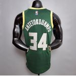 Nba Milwaukee silk (jogador) Giannis Antetokounmpo 34 - Verde