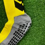 Meia Antiderrapante Esportiva Klv - Amarelo