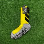 Meia Antiderrapante Esportiva Klv - Amarelo