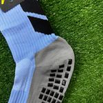 Meia Antiderrapante Esportiva KLV - Azul Claro