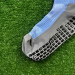 Meia Antiderrapante Esportiva KLV - Azul Claro