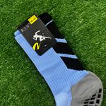 Meia Antiderrapante Esportiva KLV - Azul Claro