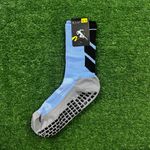 Meia Antiderrapante Esportiva KLV - Azul Claro