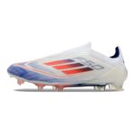 Chuteira Campo Adidas F50 Elite LL (FG) – Branco/Azul