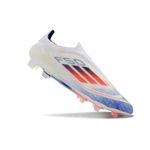 Chuteira Campo Adidas F50 Elite LL (FG) – Branco/Azul
