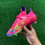 Chuteira Campo Adidas F50 League (FG) – Rosa/Verde