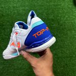 Chuteira Futsal Joma Top Flex Rebound (IC) - Branca/Azul