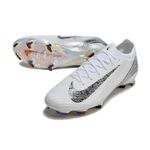 Chuteira Campo Nike Zoom Mercurial Vapor 16 Elite (FG) - Branco/Preto