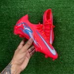 Chuteira Campo Nike Air Zoom Mercurial Vapor 16 Elite (FG) – Pink/Azul