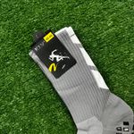 Meia Antiderrapante Esportiva Klv - Cinza