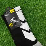 Meia Antiderrapante Esportiva Klv - Preto