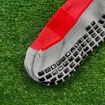 Meia Antiderrapante Esportiva Klv - Vermelho