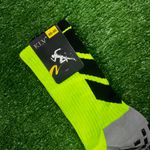 Meia Antiderrapante Esportiva KLV - Verde Vibrante