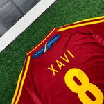 Camisa Espanha Home 2012/13 – Xavi #8 – Vermelha – Torcedor